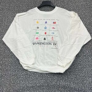 Vintage Washington DC Shirt Men L/XL Cotton Republic Long Sleeve New with Defect